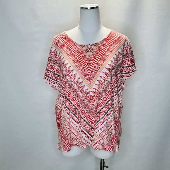 Chico’s Top Size 3 (XL) Lot Of 2 Cotton T Shirts Multicolor Boho Everyday Casual - Picture 3 of 10
